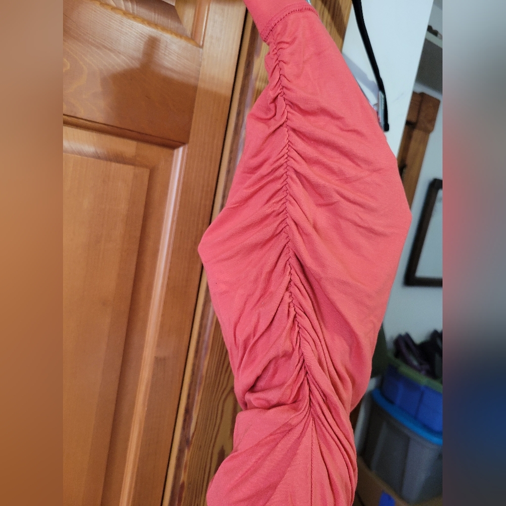 NWOT Moda International VS Coral Peach Skirt Or Tube Top Small - Picture 3 of 7